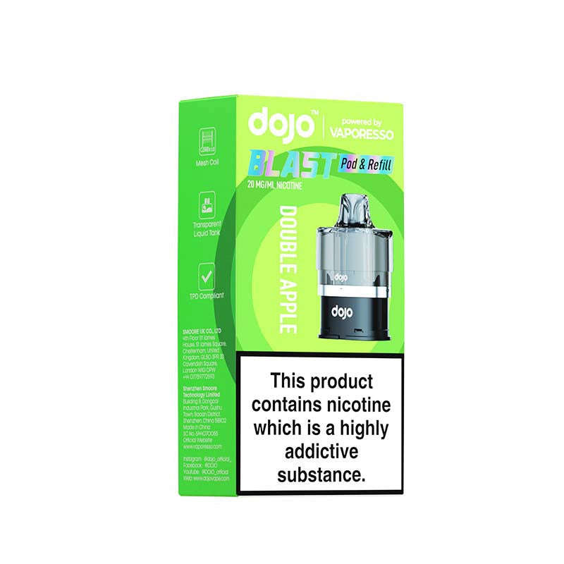 vaporesso dojo blast 6000 pods double apple