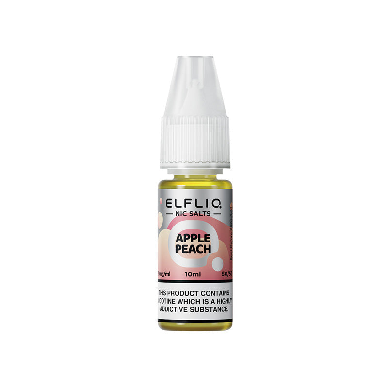 elfliq nic salts 5mg apple peach