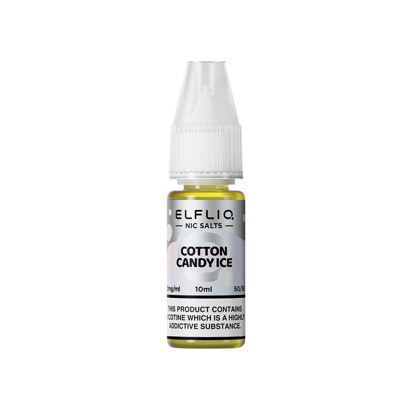 elfliq nic salts 20mg cotton candy ice