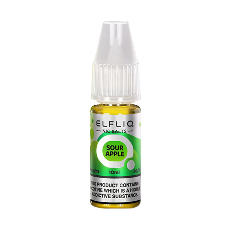 elfliq nic salts 10mg sour apple