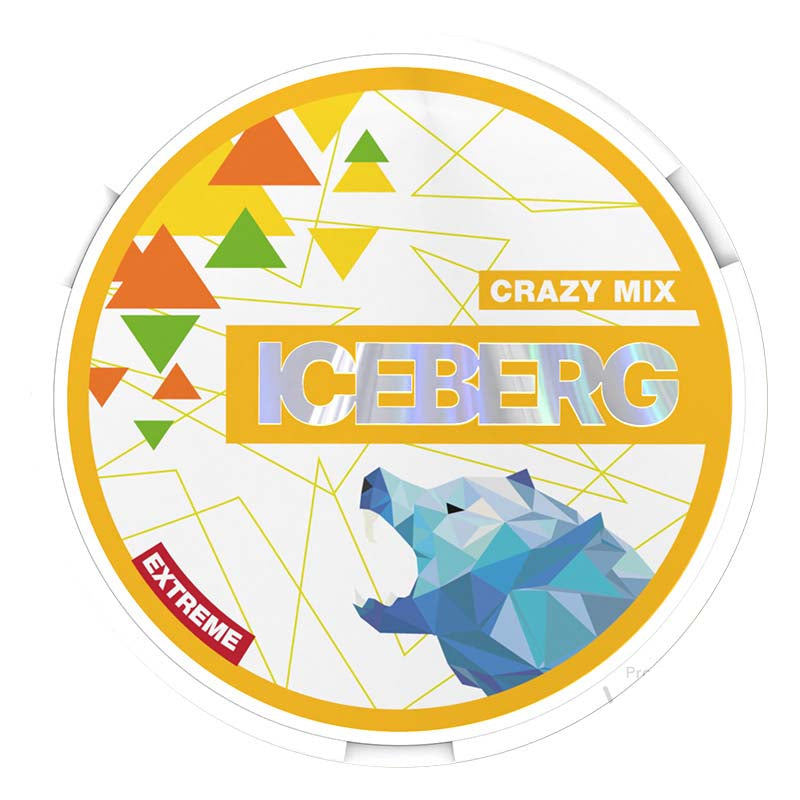 iceberg 50mg extreme nicotine pouches crazy mix