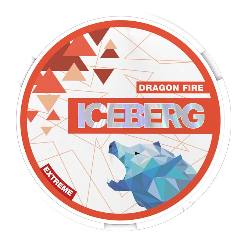 iceberg 50mg extreme nicotine pouches dragon fire