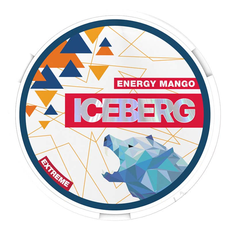 iceberg 50mg extreme nicotine pouches energy mango