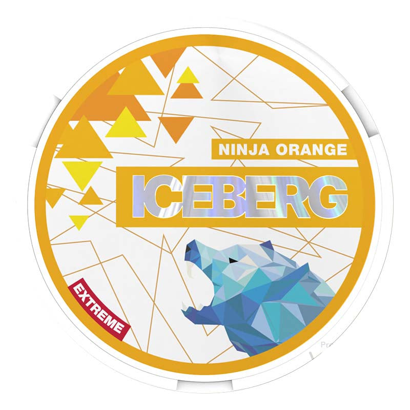 iceberg 50mg extreme nicotine pouches ninja orange