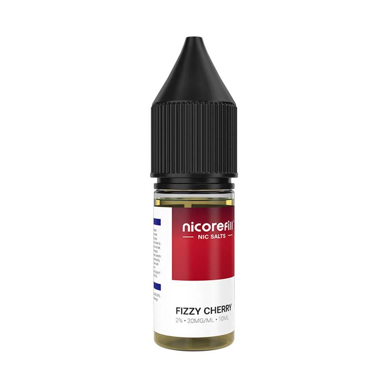 Nicorefill Nic Salts Fizzy Cherry 20mg Nic Salt E-liquid