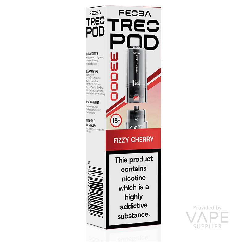 Feoba Treo 33K Fizzy Cherry 20mg Prefilled Pods