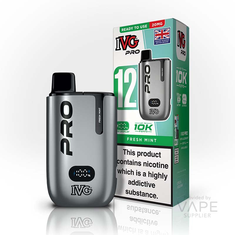 IVG Pro 12 20mg Prefilled Pod Kit Fresh Mint