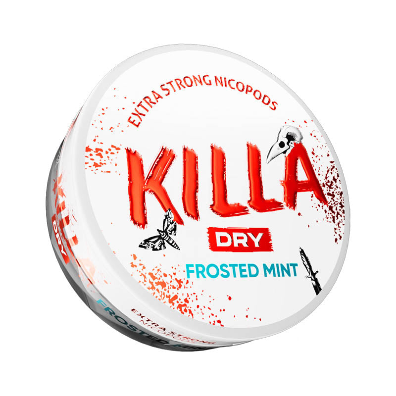 killa dry 16mg nicotine pouches frosted mint