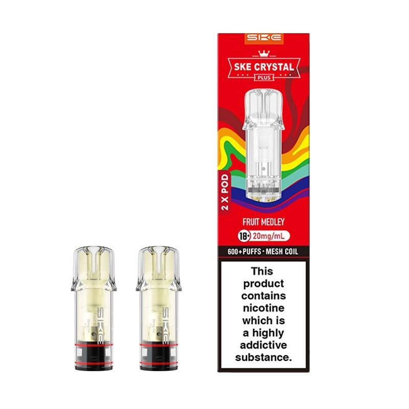 SKE Crystal Plus Fruit Medley 20mg Prefilled Pods