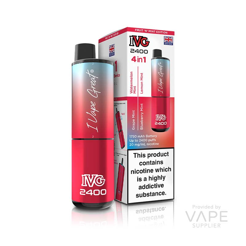 ivg 2400 4 in 1 20mg rechargeable pod kit