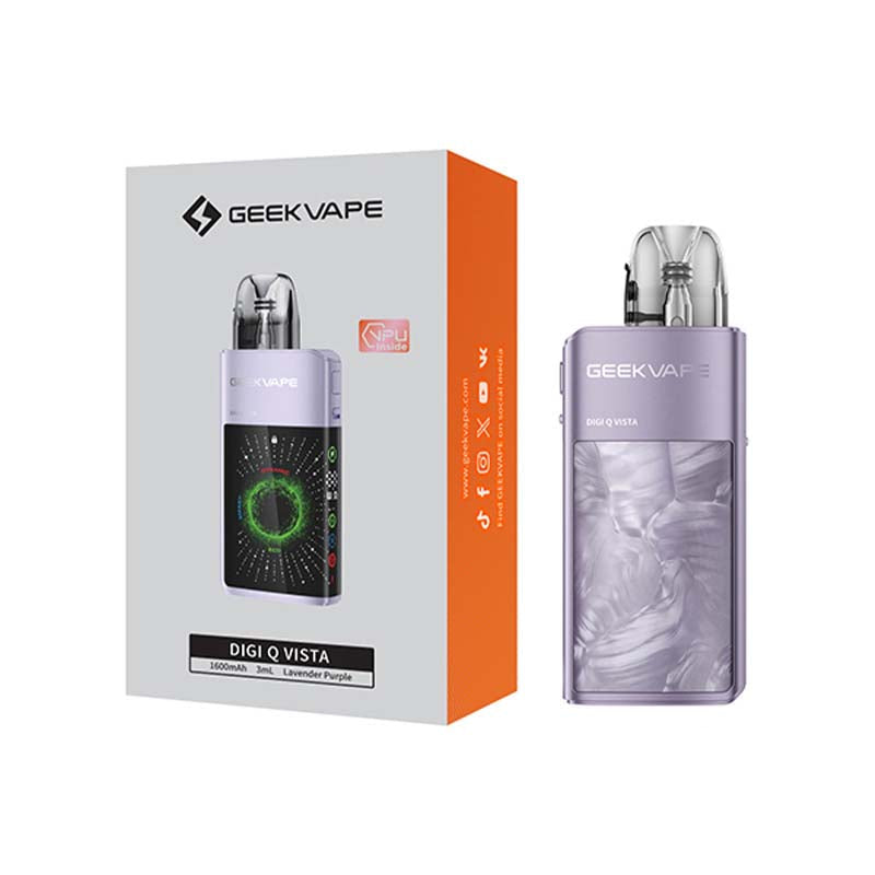GeekVape Digi Q Vista Vape Pod Kit Lavender Purple