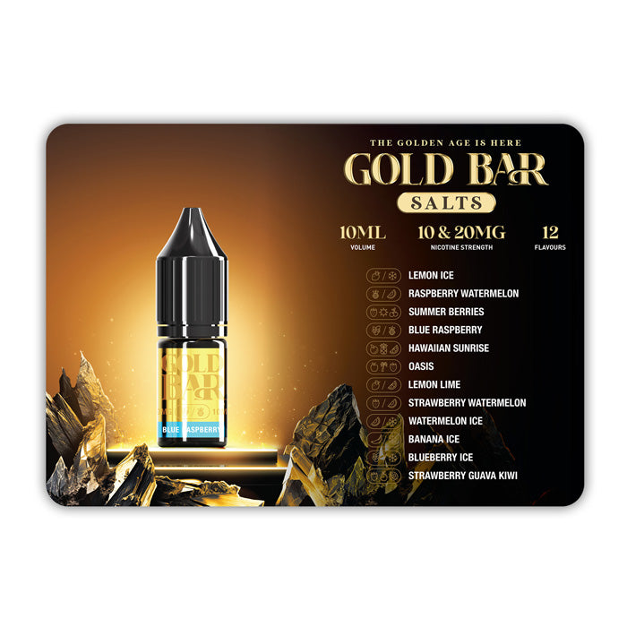 gold bar counter mat