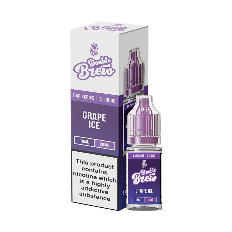 ohm brew double brew 5mg 10mg 20mg nic salt grape ice