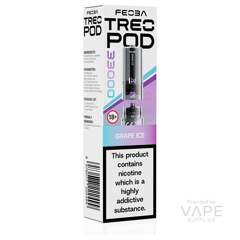 Feoba Treo 33K Grape Ice 20mg Prefilled Pods