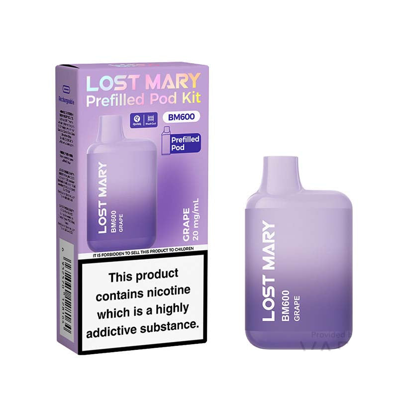 Lost Mary BM600 Prefilled Pod Kit Grape