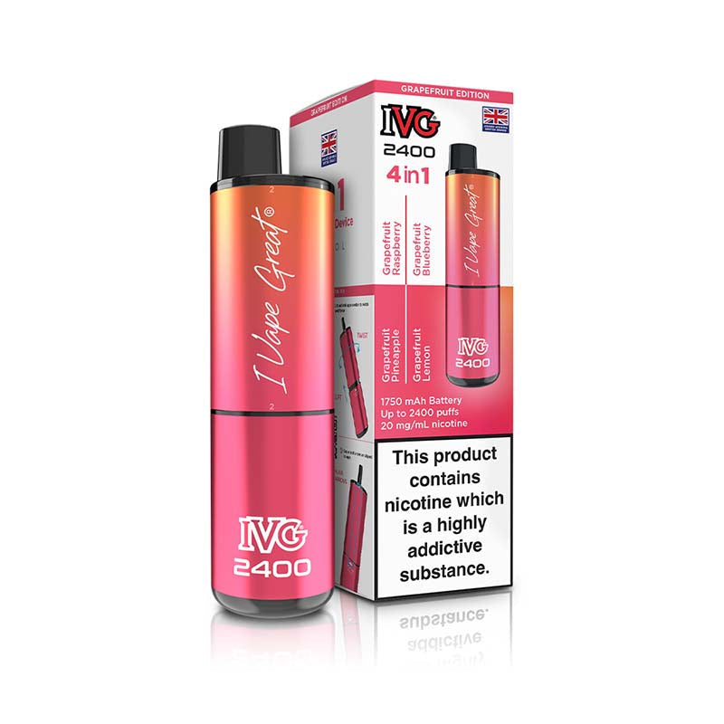 ivg 2400 4 in 1 20mg rechargeable pod kit