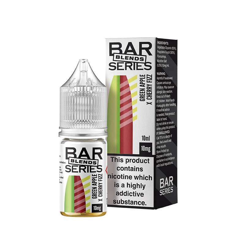major flavor bar series blends nic salt 10mg green apple cherry fizz