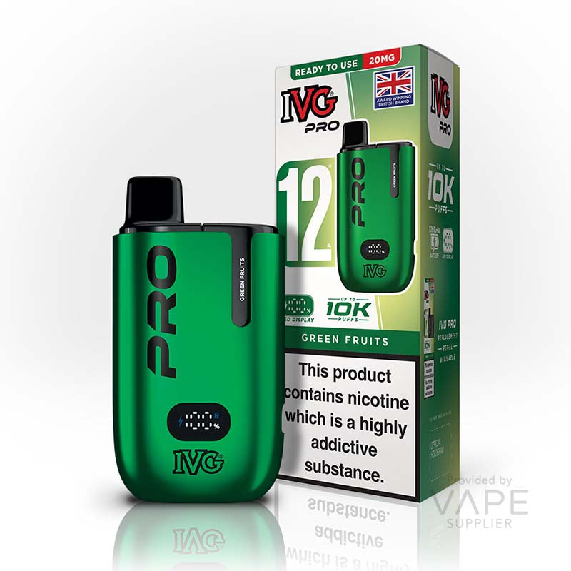 IVG Pro 12 20mg Prefilled Pod Kit Green Fruits
