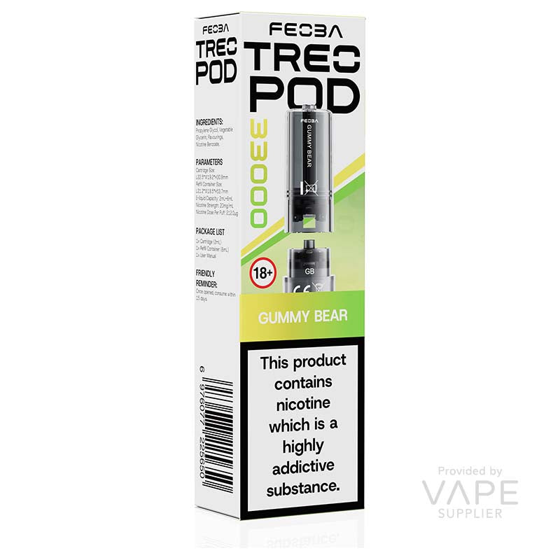 Feoba Treo 33K Gummy Bear 20mg Prefilled Pods
