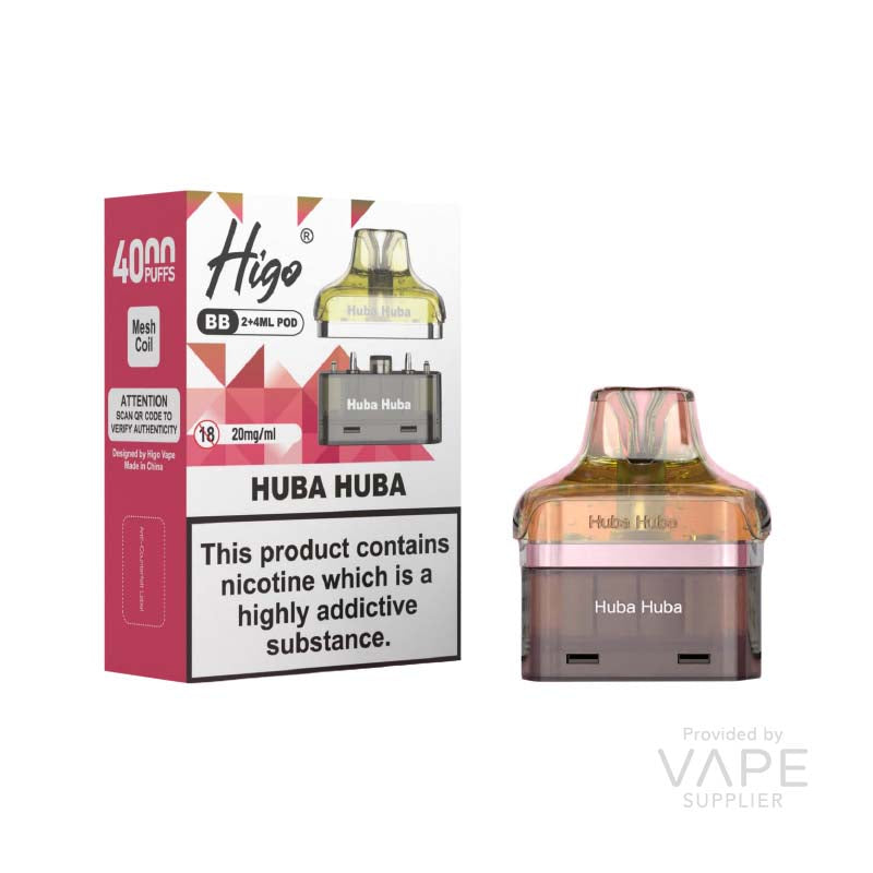 Higo Higo BB Pod Huba Huba Pre-Filled Vape Pods