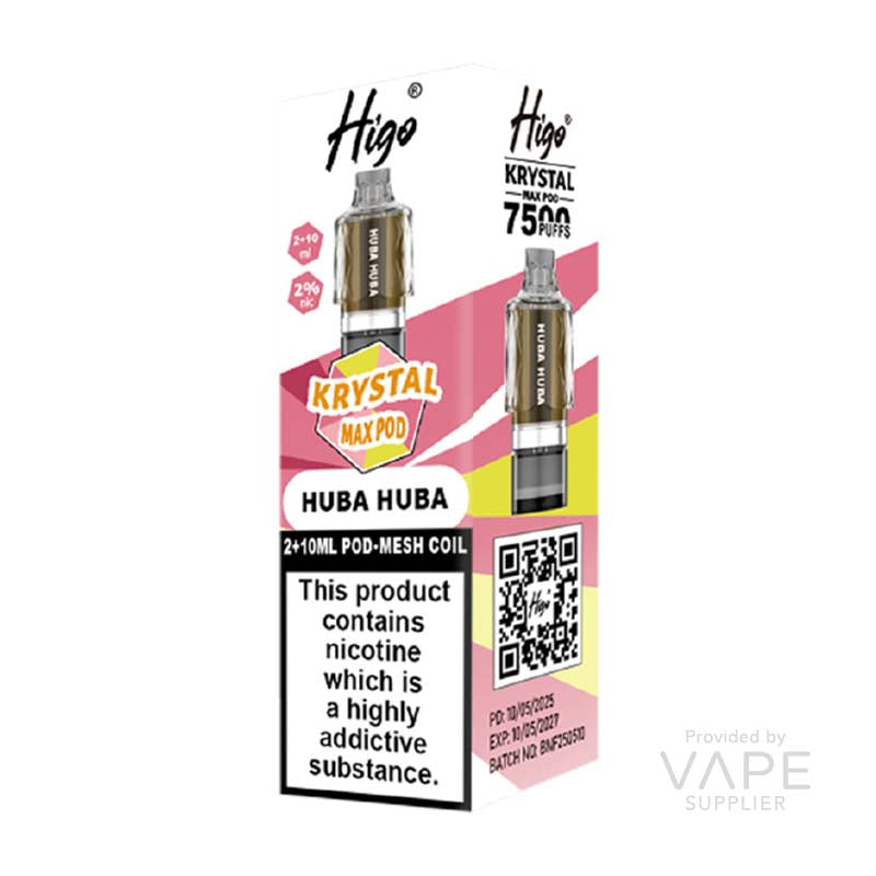 Higo Krystal Max Huba Huba 20mg Prefilled Pods