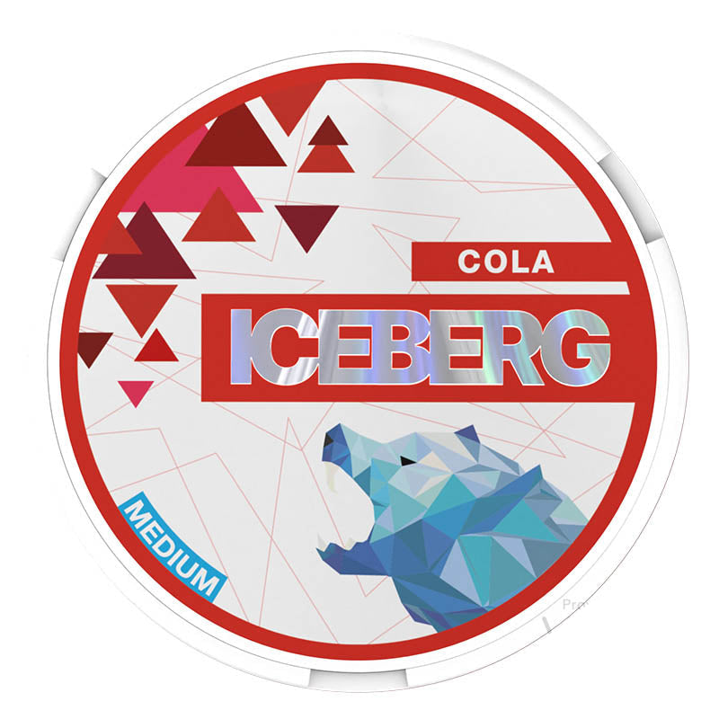 iceberg medium nicotine pouches 20mg cola