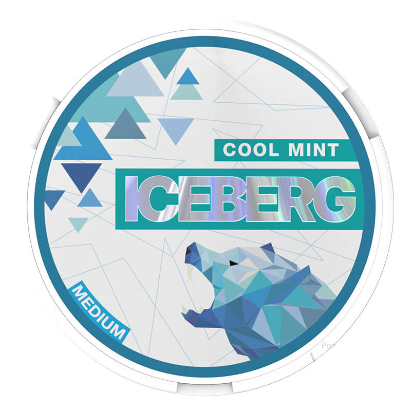 iceberg medium nicotine pouches 20mg cool mint