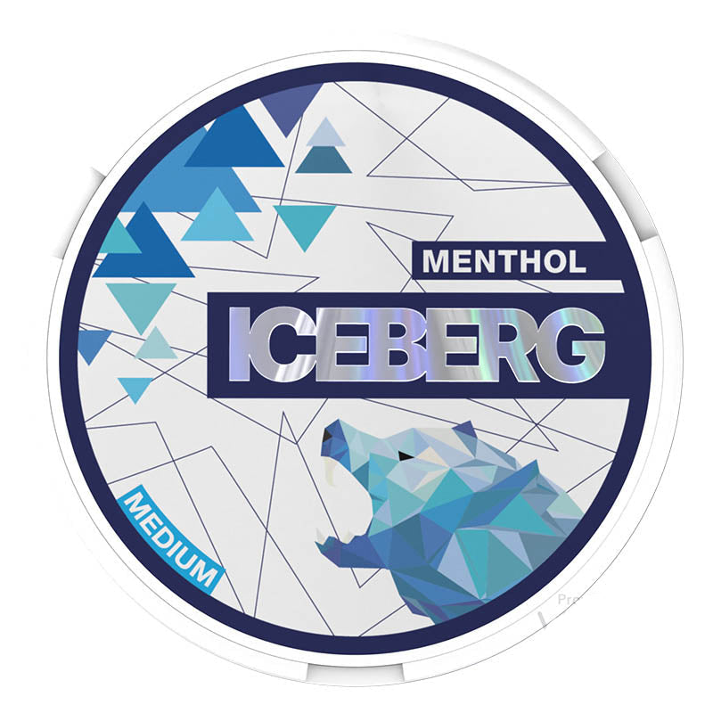 iceberg medium nicotine pouches 20mg menthol