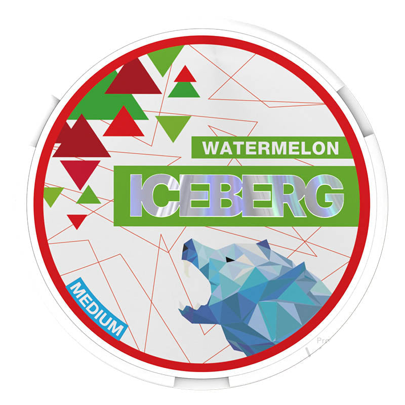 iceberg medium nicotine pouches 20mg watermelon