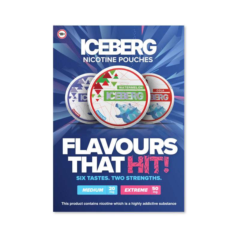 Iceberg Nicotine Pouches Poster