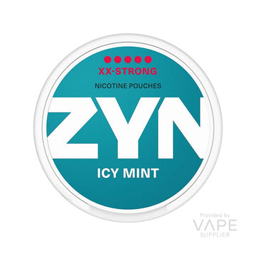 zyn xx strong nicotine pouches icy mint