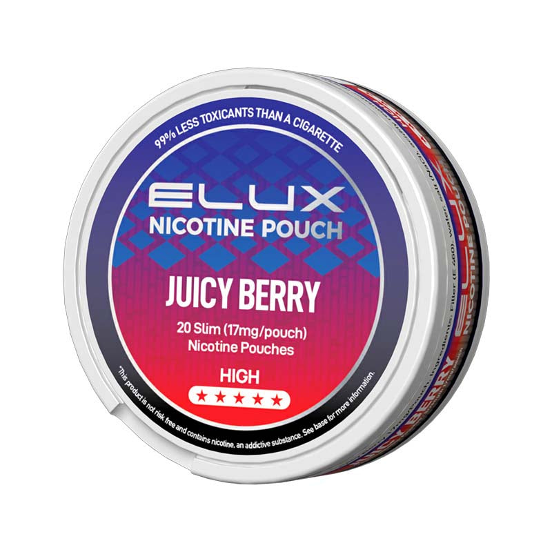 elux nicotine pouches 17mg juicy berry