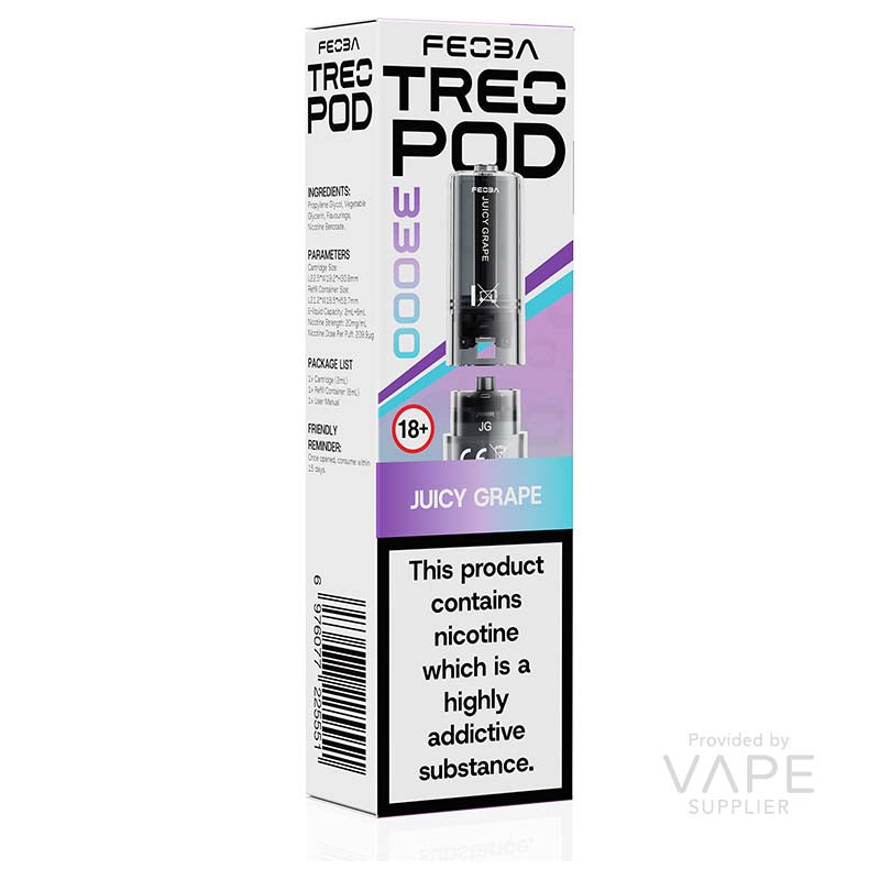 Feoba Treo 33K Juicy Grape 20mg Prefilled Pods