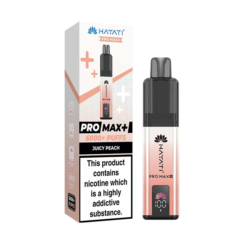 Hayati Pro Max+ 20mg Prefilled Pod Kit Juicy Peach