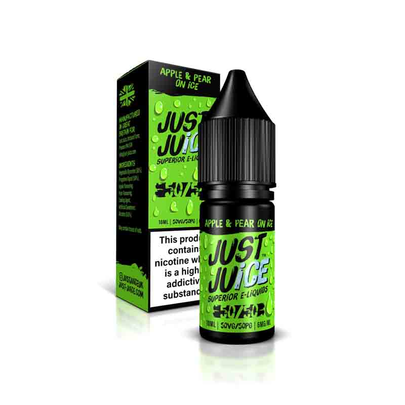 Apple & Pear On Ice - 10ml - 50/50 by Just Juice