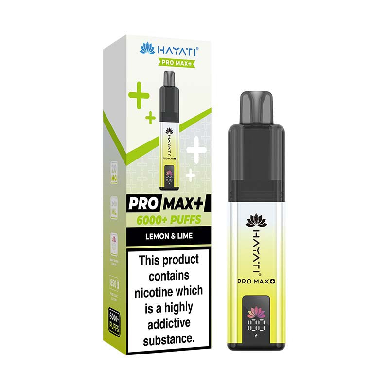 Hayati Pro Max+ 20mg Prefilled Pod Kit Lemon Lime