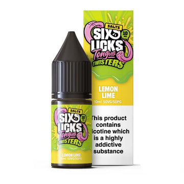 six licks 10mg nic salt lemon lime