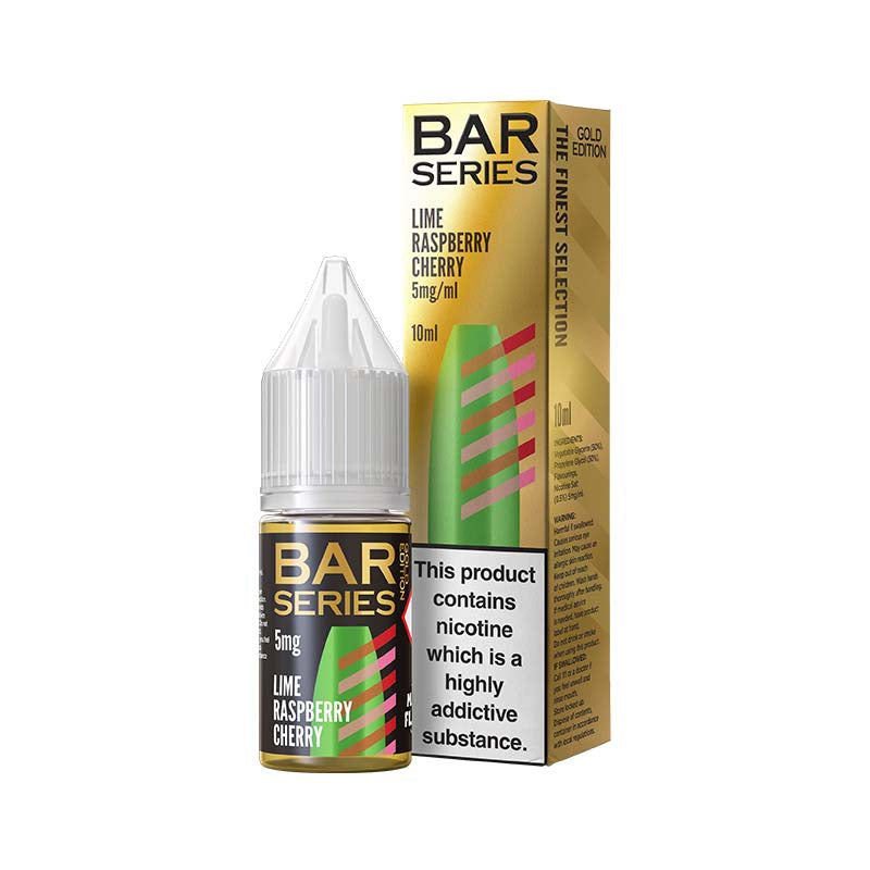 major flavor bar series nic salt 5mg lime raspberry cherry gold edition