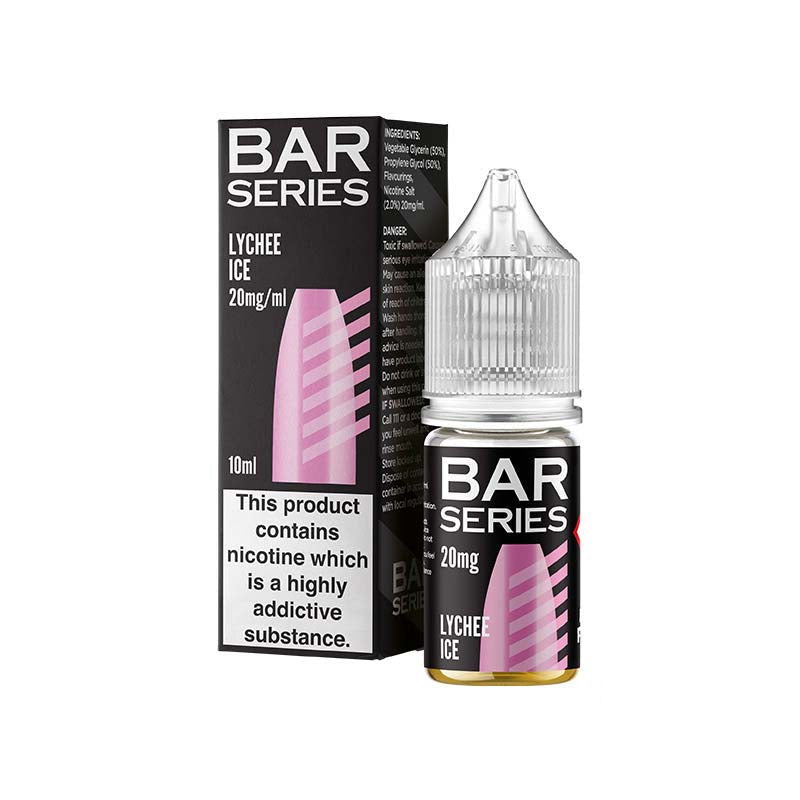 bar series 20mg nic salt lychee ice