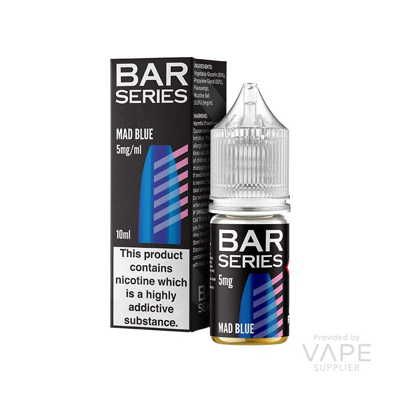 bar series 5mg nic salt mad blue