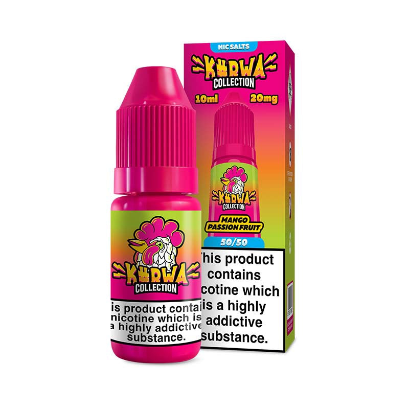 Kurwa Mango Passion Fruit 20mg Nic Salt E-liquid