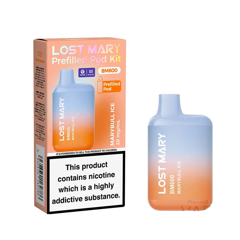 Lost Mary BM600 20mg Prefilled Pod Kit Marybull Ice