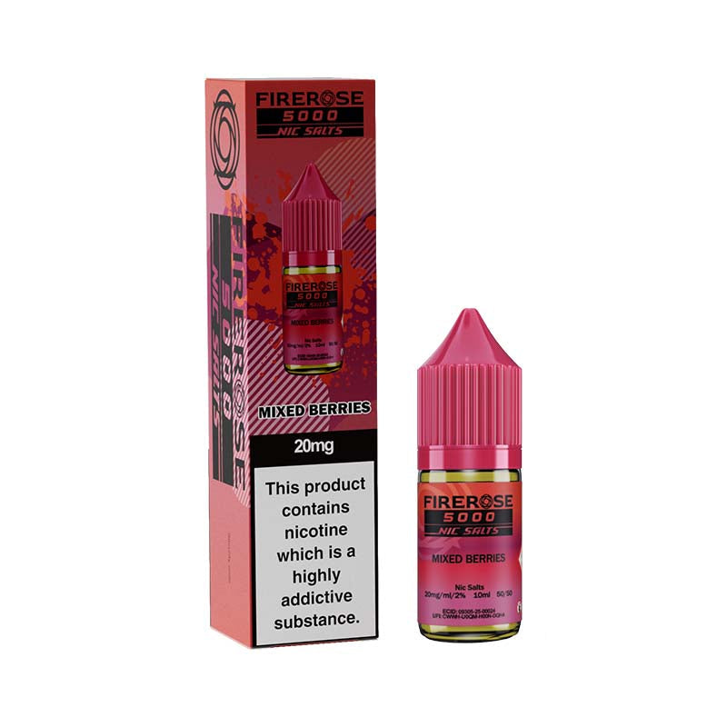 Elux Firerose 5000 Mixed Berries 20mg Nic Salt E-liquid