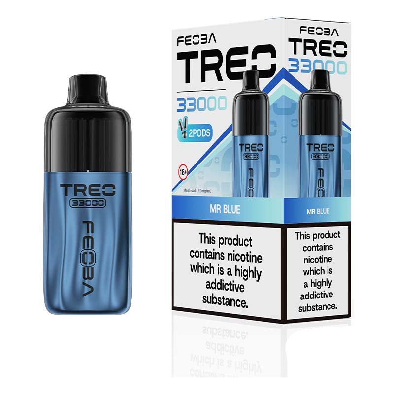 Feoba Treo 33K 20mg Prefilled Pod Kit Mr Blue