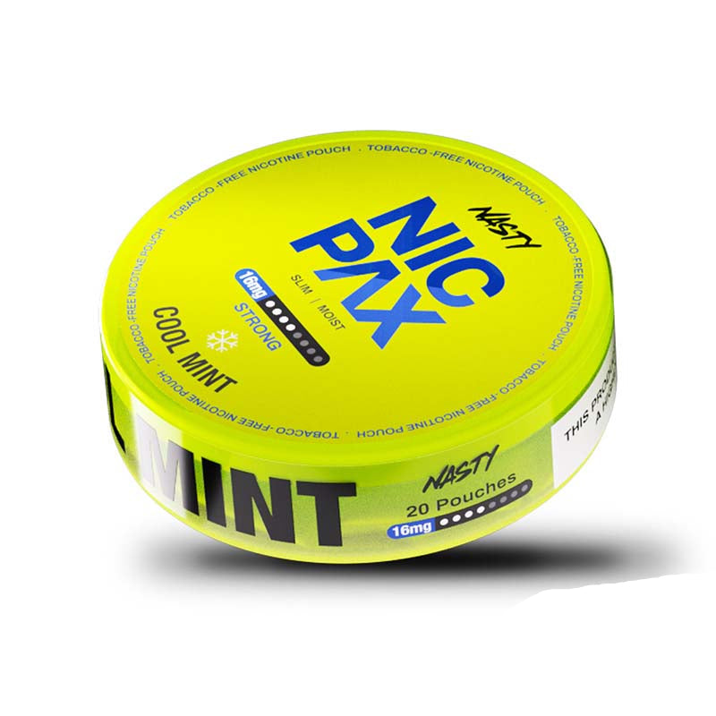 cool mint nasty nic pax pouches 16mg