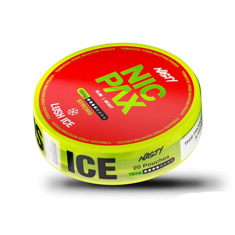 lush ice nasty nic pax pouches 16mg
