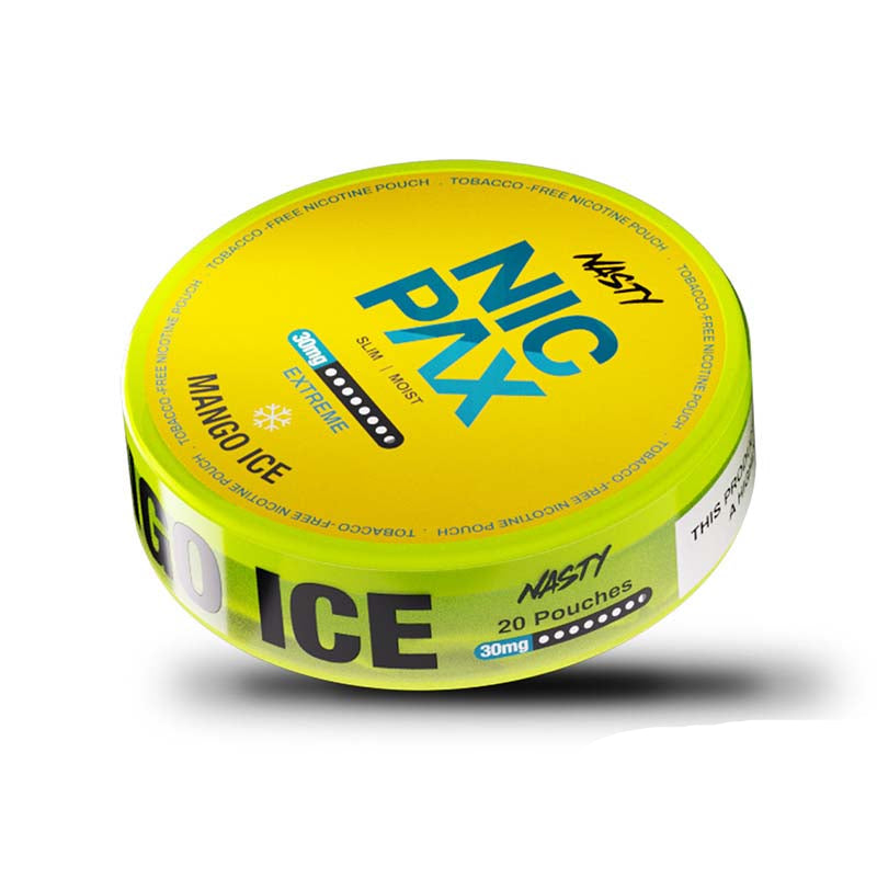 mango ice nasty nic pax pouches 30mg