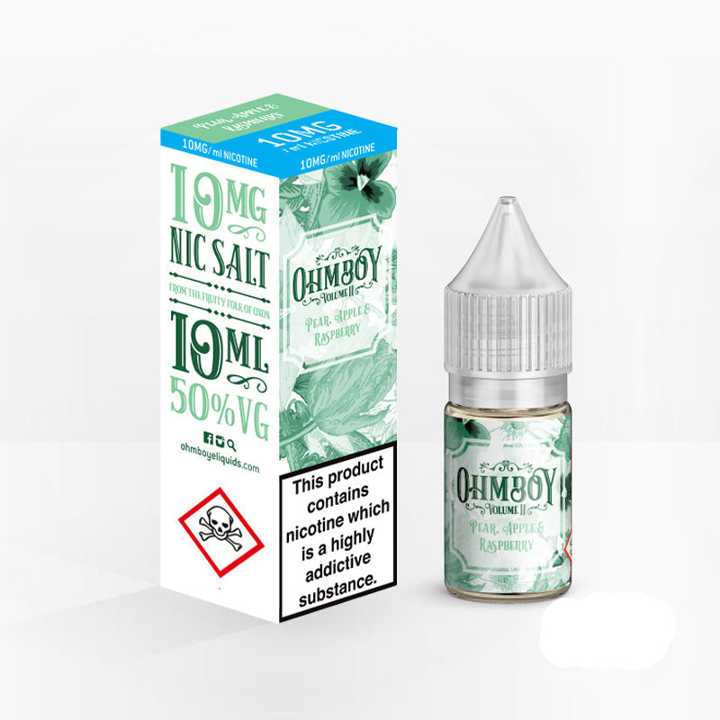 Ohm Boy Volume 2 Pear Apple Raspberry Nic Salt