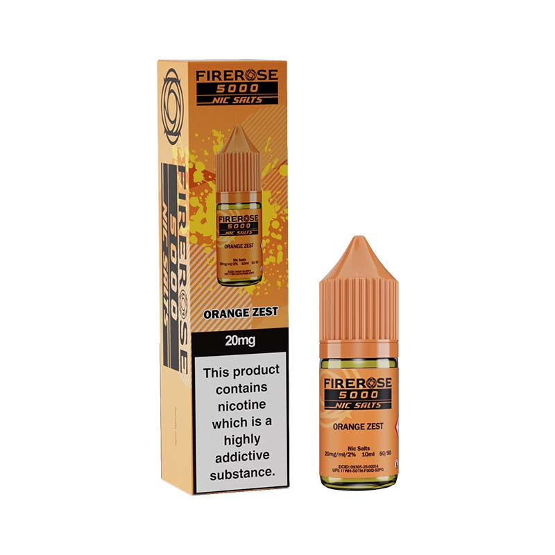 Elux Firerose 5000 Orange Zest 20mg Nic Salt E-liquid