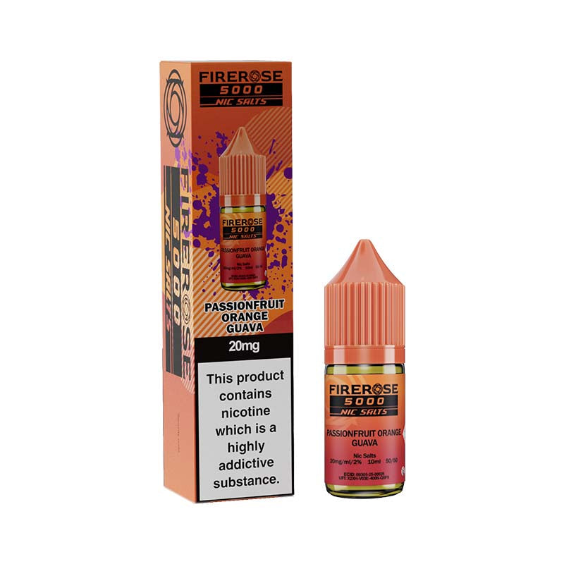 Elux Firerose 5000 Passionfruit Orange Guava 20mg Nic Salt E-liquid